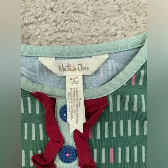 Matilda Jane Size 2 Well Read Tunic Top - Picture 3 of 7